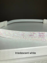 Load image into Gallery viewer, thin glitter white head band
