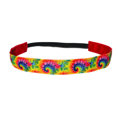 rainbow tie dye headband