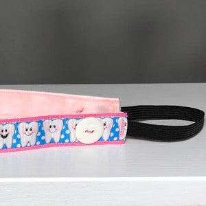dental assistant headband with buttons