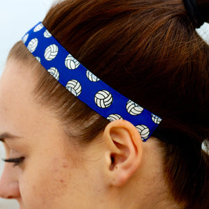 blue volleyball headband