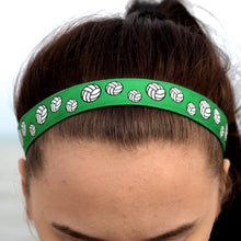Load image into Gallery viewer, green volleyball headband
