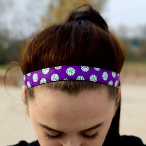 purple volleyball headband