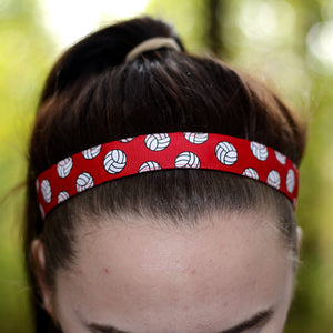 red volleyball headband
