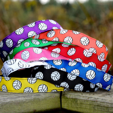 pile of different colored volleyball headbands